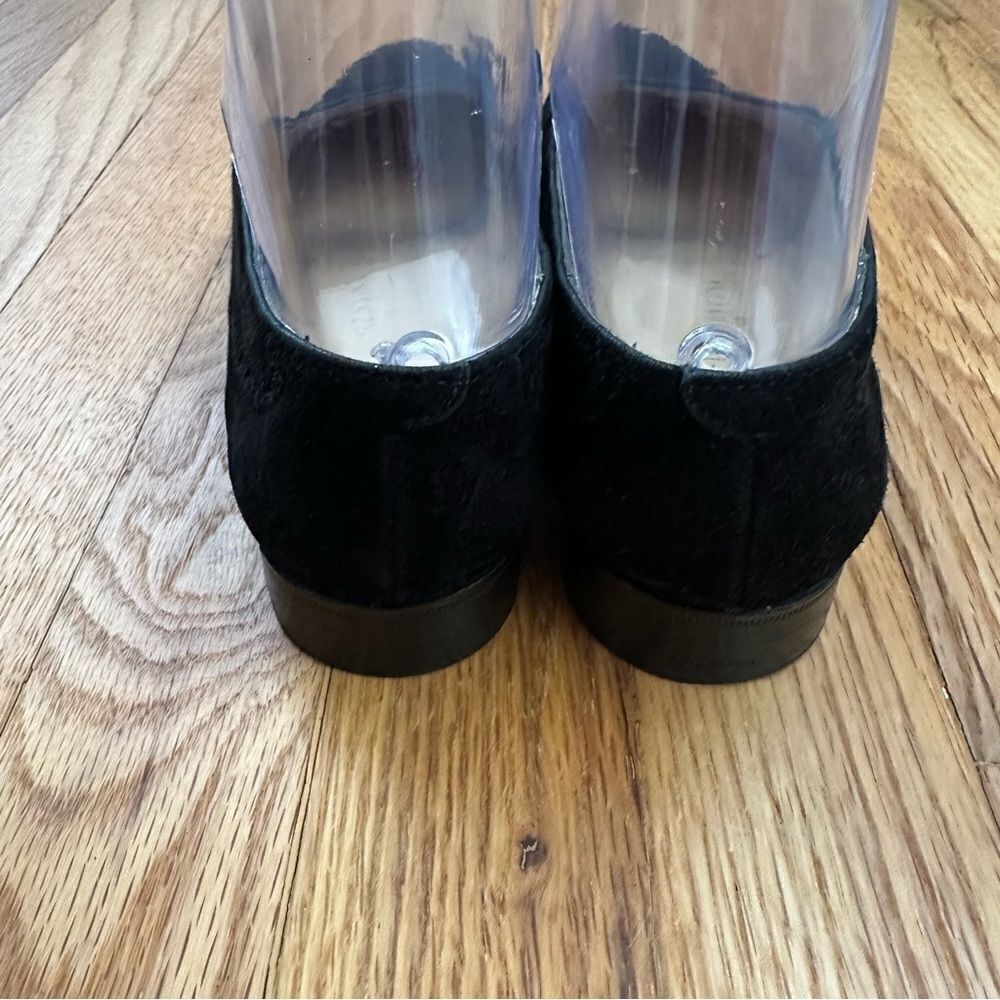 Silvia Fiorentina Suede Leather Flats Black Women’s Size 7.5 Made in Italy - Picture 3 of 16